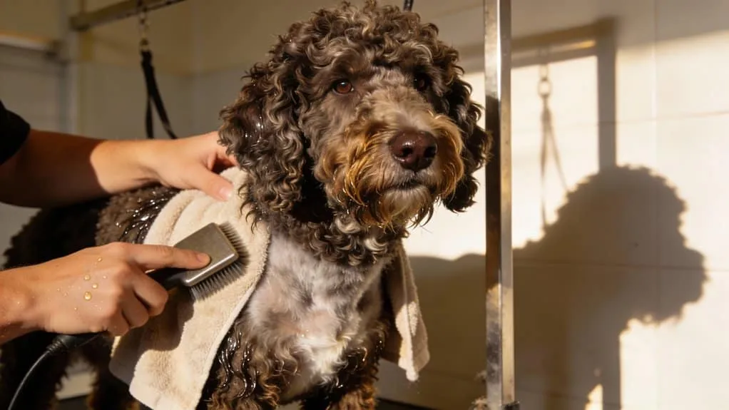 L'entretien du pelage du lagotto romagnolo : pourquoi les nลuds et le feutrage paraissent-ils รฉtranges 8 Lagotto verzorgings- en onderhoudsroutine