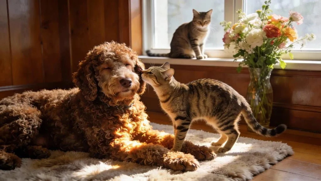 Lagotto romagnolo und andere haustiere: zusammenleben mit hunden und katzen 1