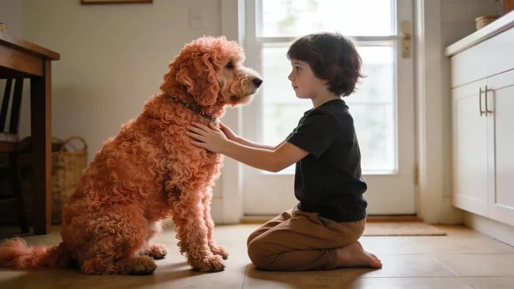 Lagotto romagnolo dans une famille avec des enfants : ร quoi faut-il faire attention? 9 Kinderen leren om respect te tonen voor een werkende lagotto romagnolo