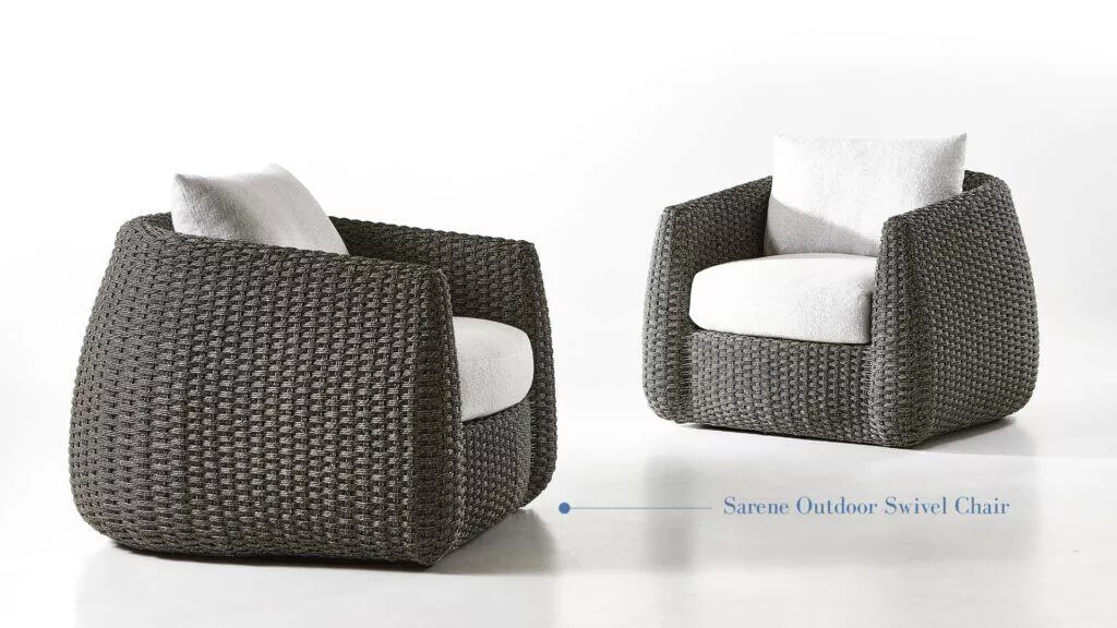 image of Sarene Outdoor Swivel Chair