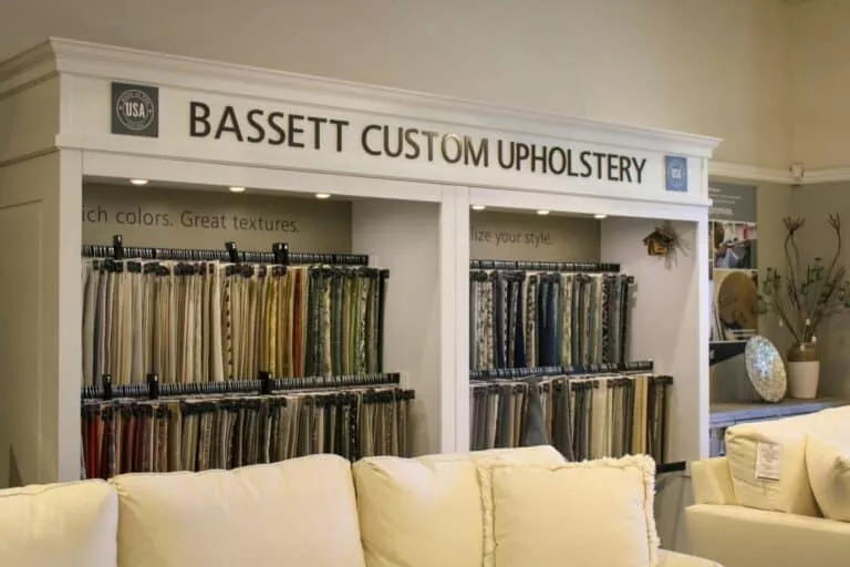 Bassett Custom Upholstery section at Woodchuck's Furniture