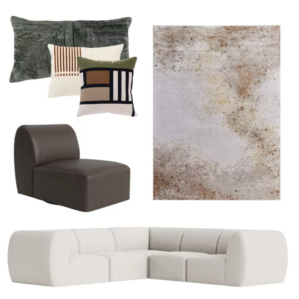 modular furniture mood board