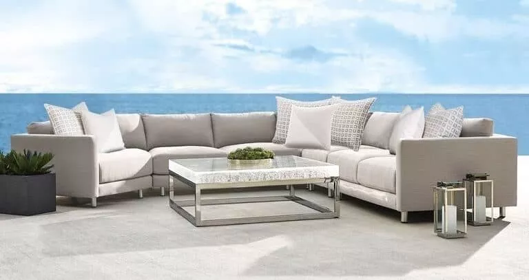art rendering of outdoor furniture overlooking ocean