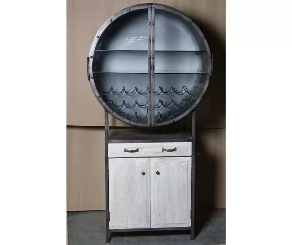 Port Hole Bar Cabinet